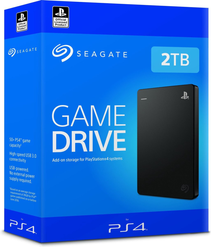 Seagate Game Drive Externe Harde Schijf (PS4 & PS5 - 2TB) [Nieuw] | Harde  Schijven en SD Kaarten | Player2Gamestore.nl - Games & Merchandise