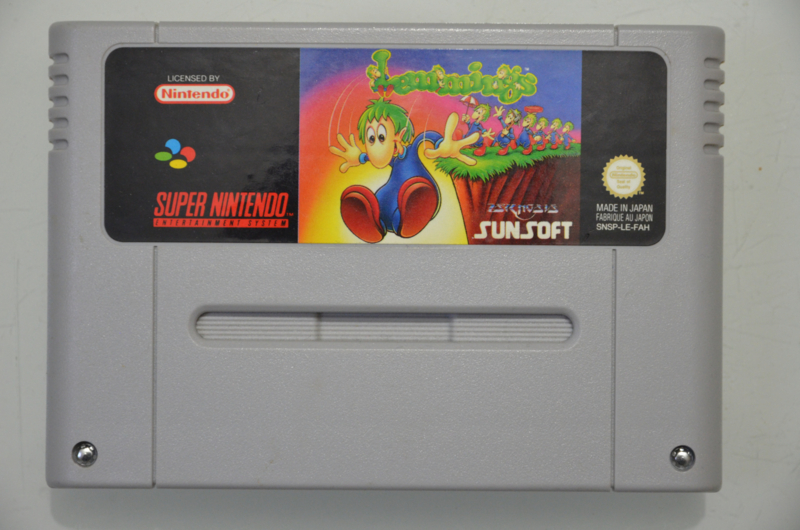 SNES Lemmings Super Nintendo Games PAL Player2 Geek Gamestore