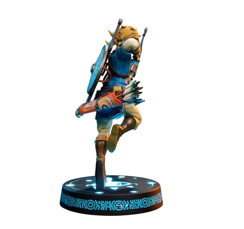 Estátua Link: A Lenda de Zelda The Legend of Zelda: Breath of the Wild Link  Nintendo 25cm - First 4 Figures Natal Geek - MKP - Toyshow Tudo de Marvel  DC Netflix