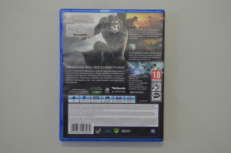 Ps4 Dishonored Definitive Edition Playstation 4 Games Nieuw En Gebruikt Player2gamestore Nl