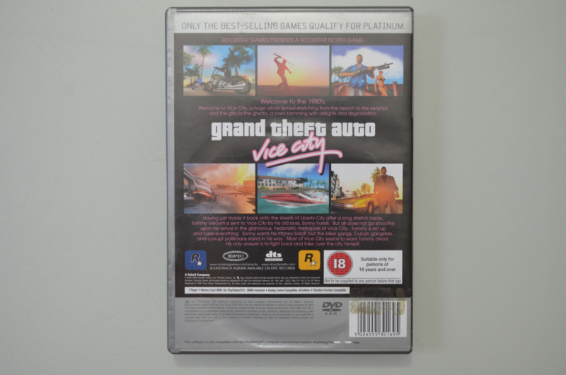 Ps2 Grand Theft Auto Vice City Platinum Playstation 2 Games