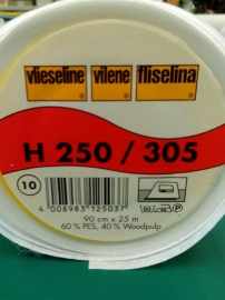 Vlieseline H 250 0,90 m. br. x 1 m. lengte