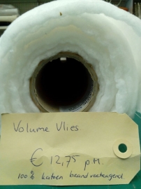 Volume vlies 1,5 m. br. x 1 m. lengte