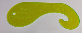 Julia Quiltoff 7 Curves ruler  1/8  Low Shank