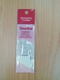 Sewline fabric pencil erasers