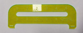 Julia Quiltoff Stitch in the Ditch ruler 1/8   Low Shank