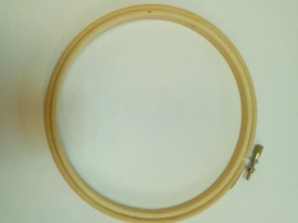 Borduur ring hout 15 cm