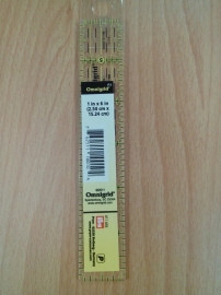 Prym 1 x 6 inch liniaal.