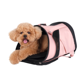 Ibiyaya Honden Rugzak Ultralight Backpack Carrier – Coral Pink - Gratis Verzending