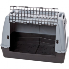 Honden TransportBox Skudo grijs  100x60x65 cm - Gratis Verzending