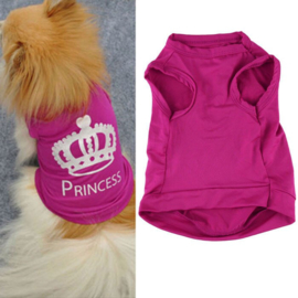 Hondenshirt Princess Medium - Ruglengte 28-29 cm - In Voorraad