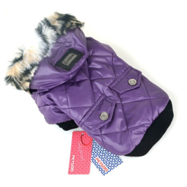 Hondenjas Winter Paars Cool Medium - Ruglengte 23-25 - In Voorraad