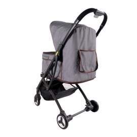 Ibiyaya Speedy Fold Hondenbuggy Grey Jeans- Gratis Verzending