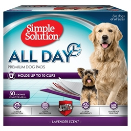 SIMPLE SOLUTION ALL DAY PREMIUM DOG PADS 50 STUKS