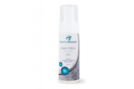 DermaGroom Daily Fresh mousse Blue Lotus 150 ml - Wassen zonder water -schilferige, vette en/ of droge huid./ Uitverkocht