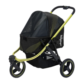 Ibiyaya – Hondenbuggy The Beast Pet Jogging Stroller Jet Black / Uitverkocht