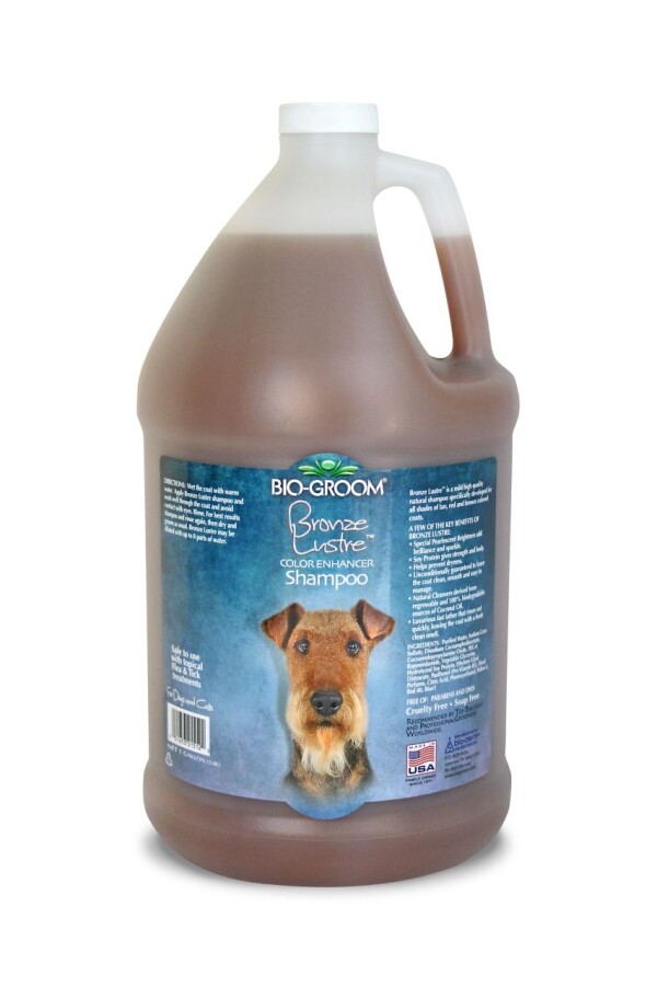 Bio-Groom Bronze Lustre shampoo 3,8 Liter- bruin, rood en tan vachten