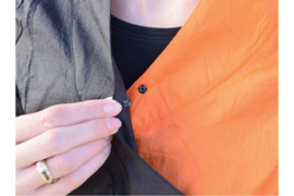 Trimshirt Nala Zwart met Oranje S t/m XL