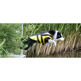 Trixie Zwemvest Voor Honden Geel / Zwart in diverse maten