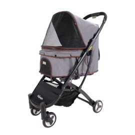 Ibiyaya Speedy Fold buggy – Grey Jeans - Gratis Verzending