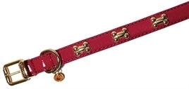 Halsband Cherry Wag'n Walk Small - Nekomvang 20-25 cm