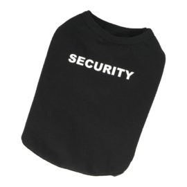 Hondenshirt Security Zwart - Maat XS - Ruglengte 19 cm - In Voorraad