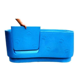 hondenbad blauw Professioneel kunststof incl. beugel - Gratis Verzending