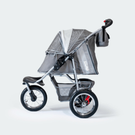 InnoPet Comfort Eco Air Black Silver Hondenbuggy - Gratis verzending