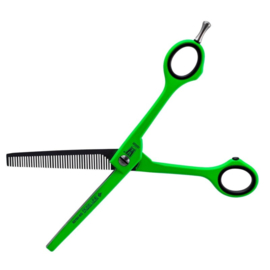 Rose Line Shock Green Effileer Schaar 6,5"