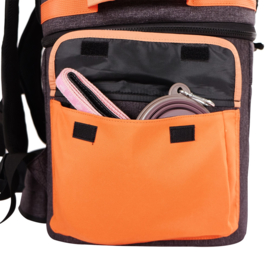 IBIYAYA Rugzak Two tier backpack Orange - Gratis Verzending - Gratis Verzending