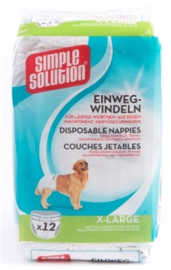 SIMPLE SOLUTION WEGWERP HONDEN LUIER XL 12 STUKS 45-58 CM