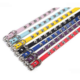 Halsband met Studs Donkerblauw Small 21-27 cm