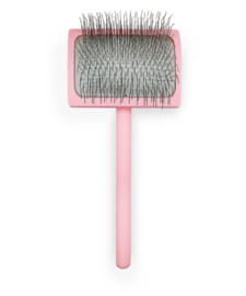 Yuup! Pink Brush small- Lengte tanden 2,5 cm- Slicker borstel