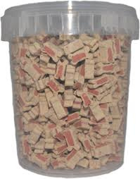 Hondensnack Zacht Soft Bones Met Zalm En Rijst 500 gram In Emmer