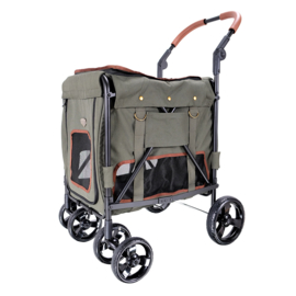 Ibiyaya Gentle Giant Pet Wagon Hondenbuggy – Army Green - Gratis verzending/ Verwacht 6-10-2023