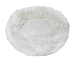 Topmast Fluffy Donut Dierenmand Wit - Gratis verzending