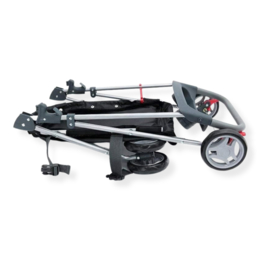 Topmast Excellent Hondenbuggy Zwart met afneembaar leefgedeelte - Gratis Verzending