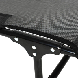 Hondenstretcher Oudoor Maxi Zwart 120 X 80 cm - Gratis Verzending