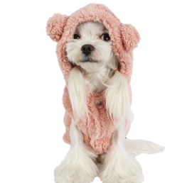 Hondenjas Puppy Angel Bbobbo hoodie Roze S/M - Ruglengte 25 cm- In voorraad