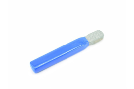 Trimsteen Blauw- losse haren verwijderen