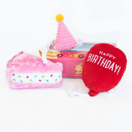 ZippyPaws Pup Birthday Box Pink- In voorraad