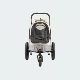 INNOPET SPORTY EVOLUTION - LATTE -  Fietskar en Buggy in 1-Gratis Verzending