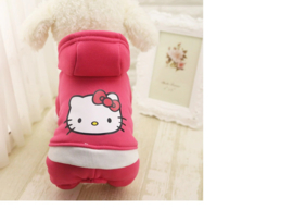 Jumpsuit voor hond Roze Cartoon