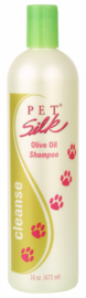 PET SILK OLIVE OIL SHAMPOO 473 ML