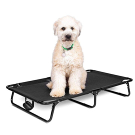 Hondenstretcher Oudoor Maxi Zwart 120 X 80 cm - Gratis Verzending