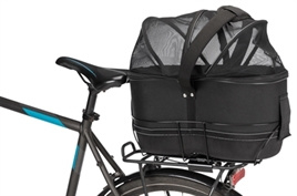 TRIXIE FIETSMAND BAGAGE DRAGER SMAL ZWART 48X29X42 CM - Gratis Verzending