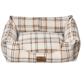 Topmast Hondenmand Iselle Luxe Uitvoering- Tartan Beige- Gratis Verzending