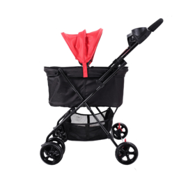Ibiyaya-Easy Strolling Pet Buggy - Rouge- Gratis Verzending