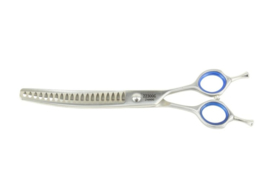 Gebogen Schaar Chunker 7"Tritra Professioneel 20 Tands 440 C- Ideaal voor Doodles-Gratis Verzending