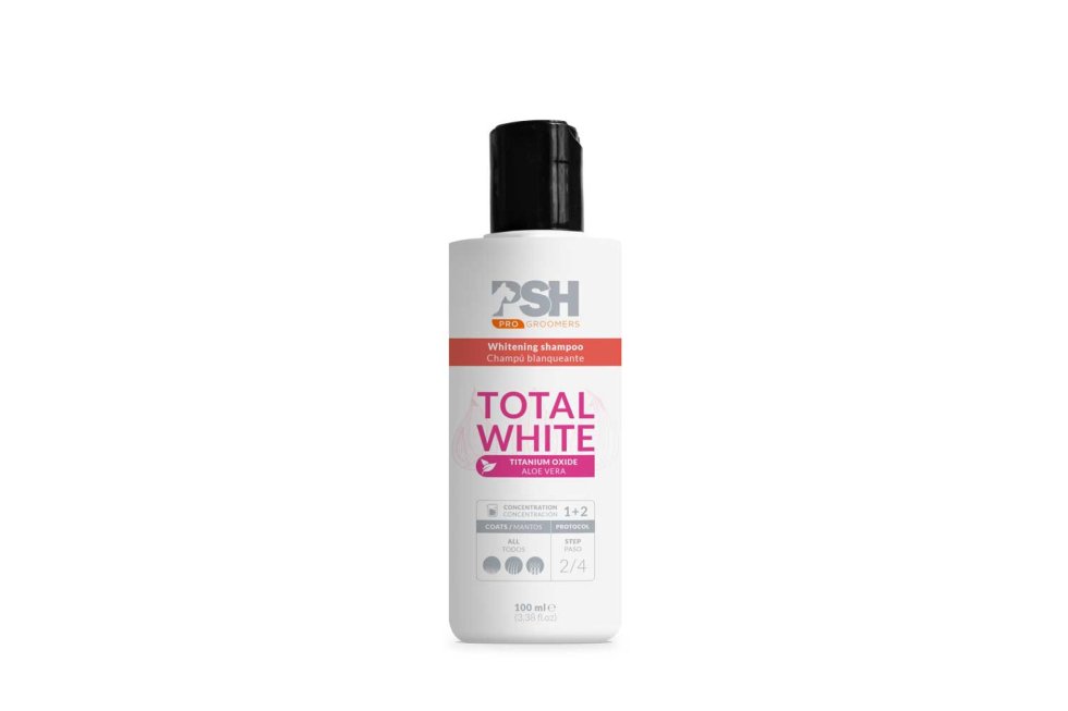 PSH Total White Pro Groomers Hondenshampoo 100ml-Witte vachten